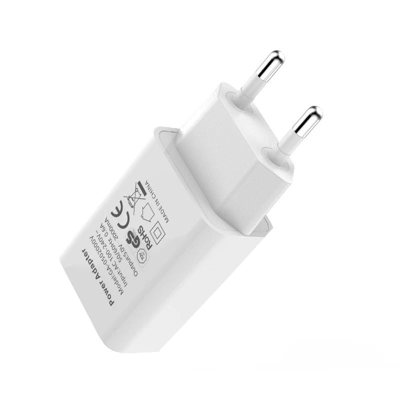 Adaptador UE – Carga rápida 5 V/2 A